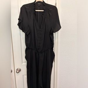 Black Banana Republic Cropped Jumpsuit